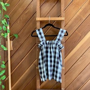 St. Agni Linen Gingham Tank, Size Sm NWOT